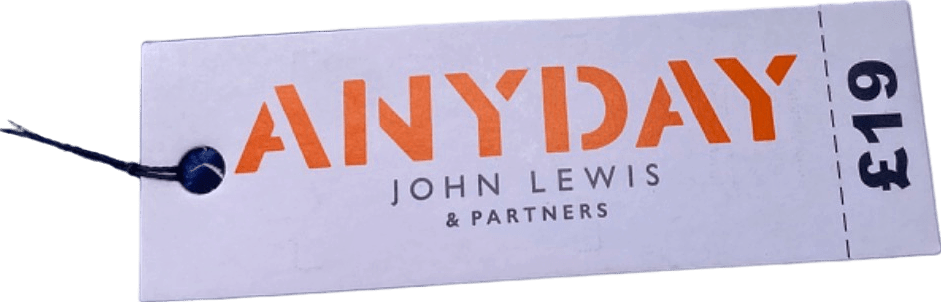 Anyday John Lewis Blue Slim Strap Flip Flops UK 5 M - Reliked