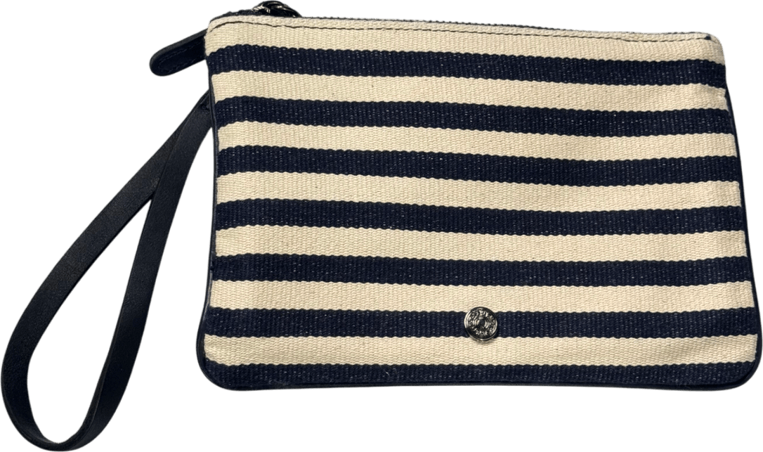 Apoella Blue Riviera Canvas Pouch Striped One Size - Reliked
