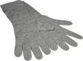 Arch4 100% Grey Cashmere Long Gloves One Size - Reliked