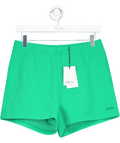 ARITZIA Green Cozy Sweatfleece Perfect Hi - rise Mini Short UK M - Reliked