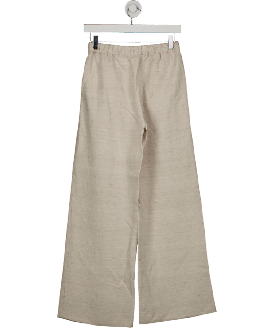 Aritzia X Wilfred Beige Cruiselinen Lodge Trousers UK XS - Reliked