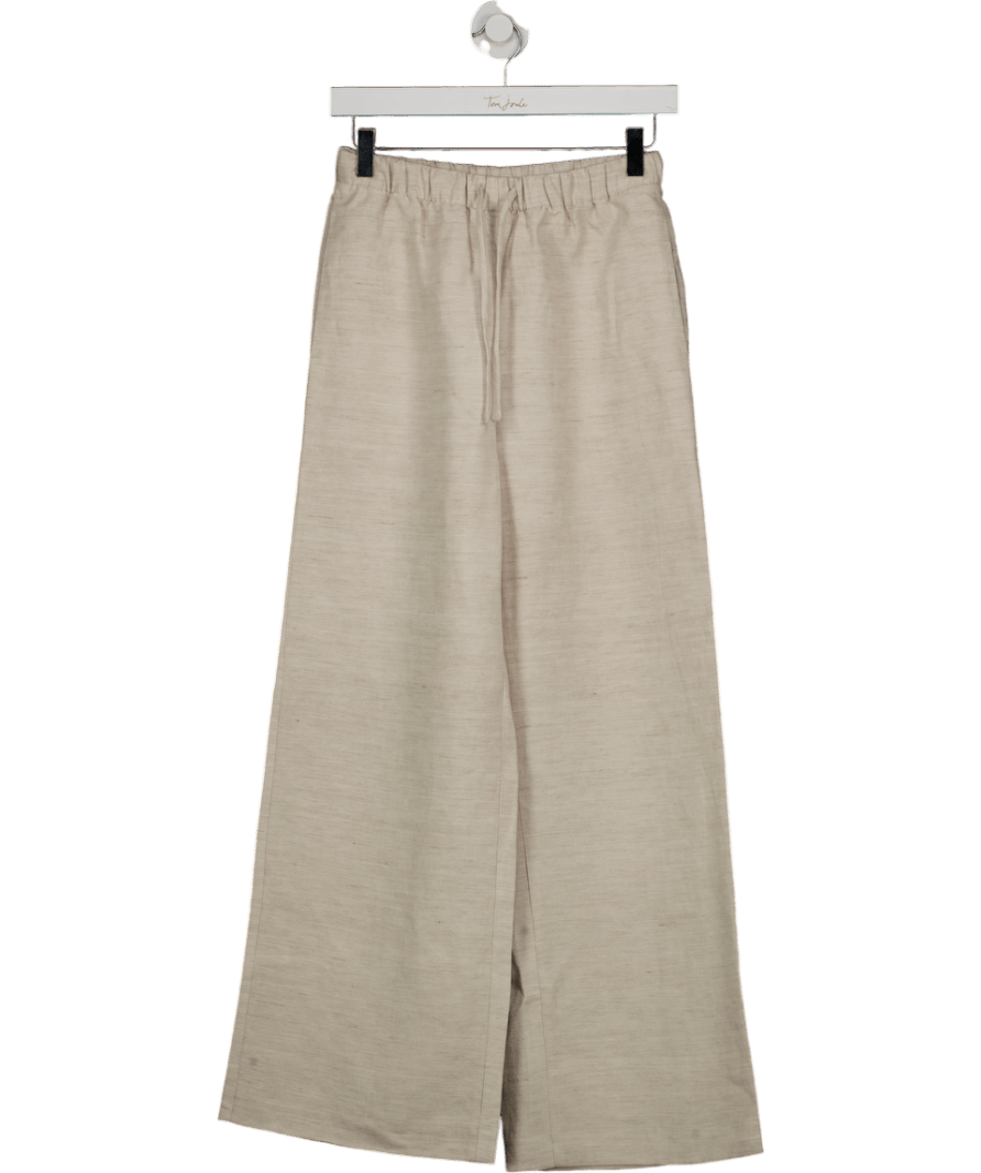 Aritzia X Wilfred Beige Cruiselinen Lodge Trousers UK XS - Reliked