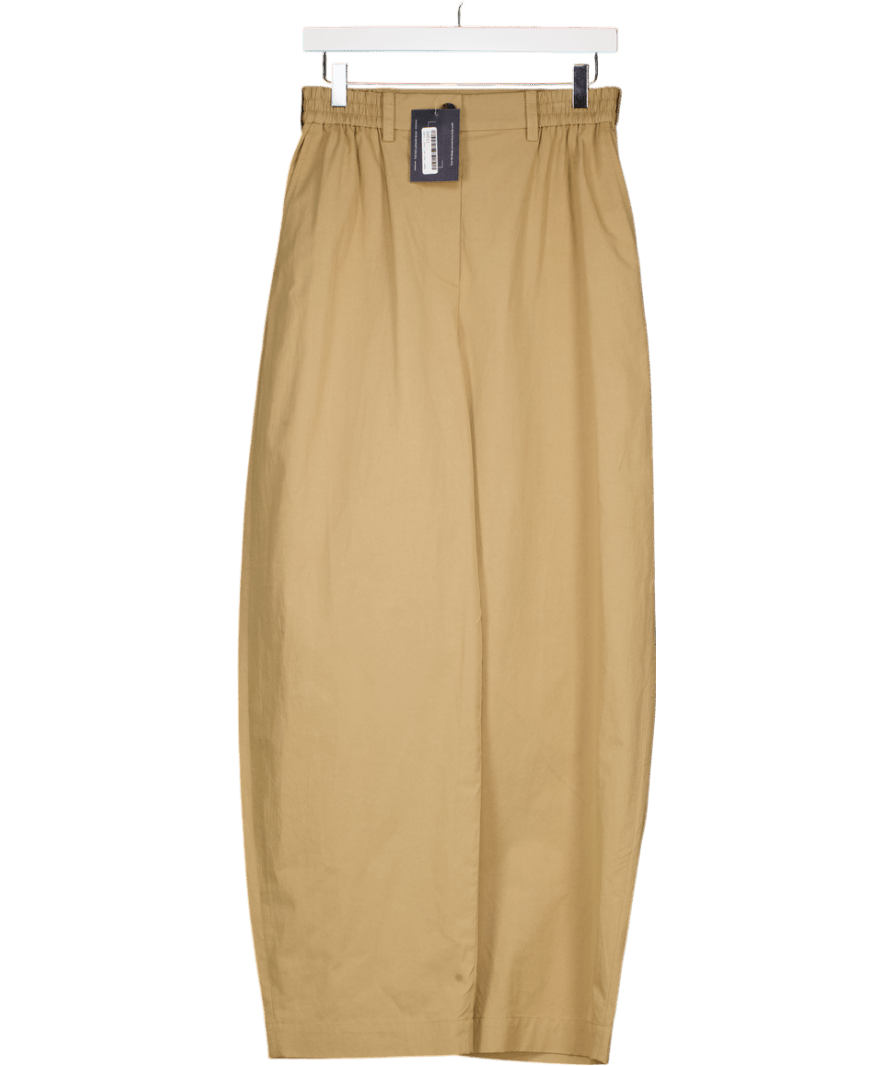 Arket Beige Relaxed Chino Trousers UK 8 - Reliked