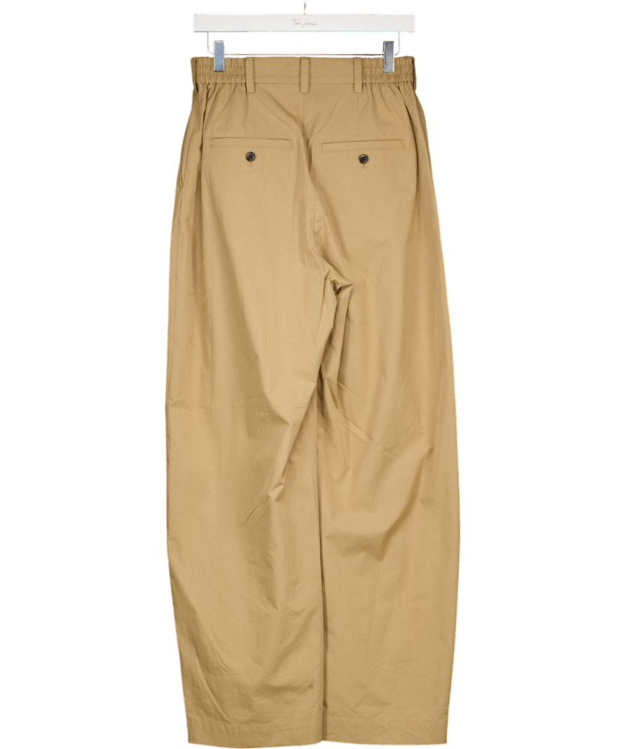 Arket Beige Relaxed Chino Trousers UK 8 - Reliked