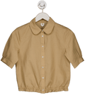 Arket Beige Round - collar Blouse UK 6 - Reliked