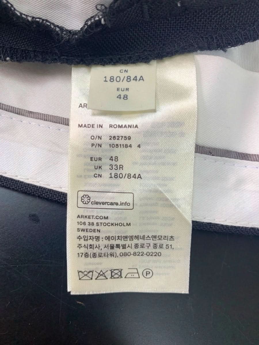 Arket Black Dress Trousers W33 regular - Reliked