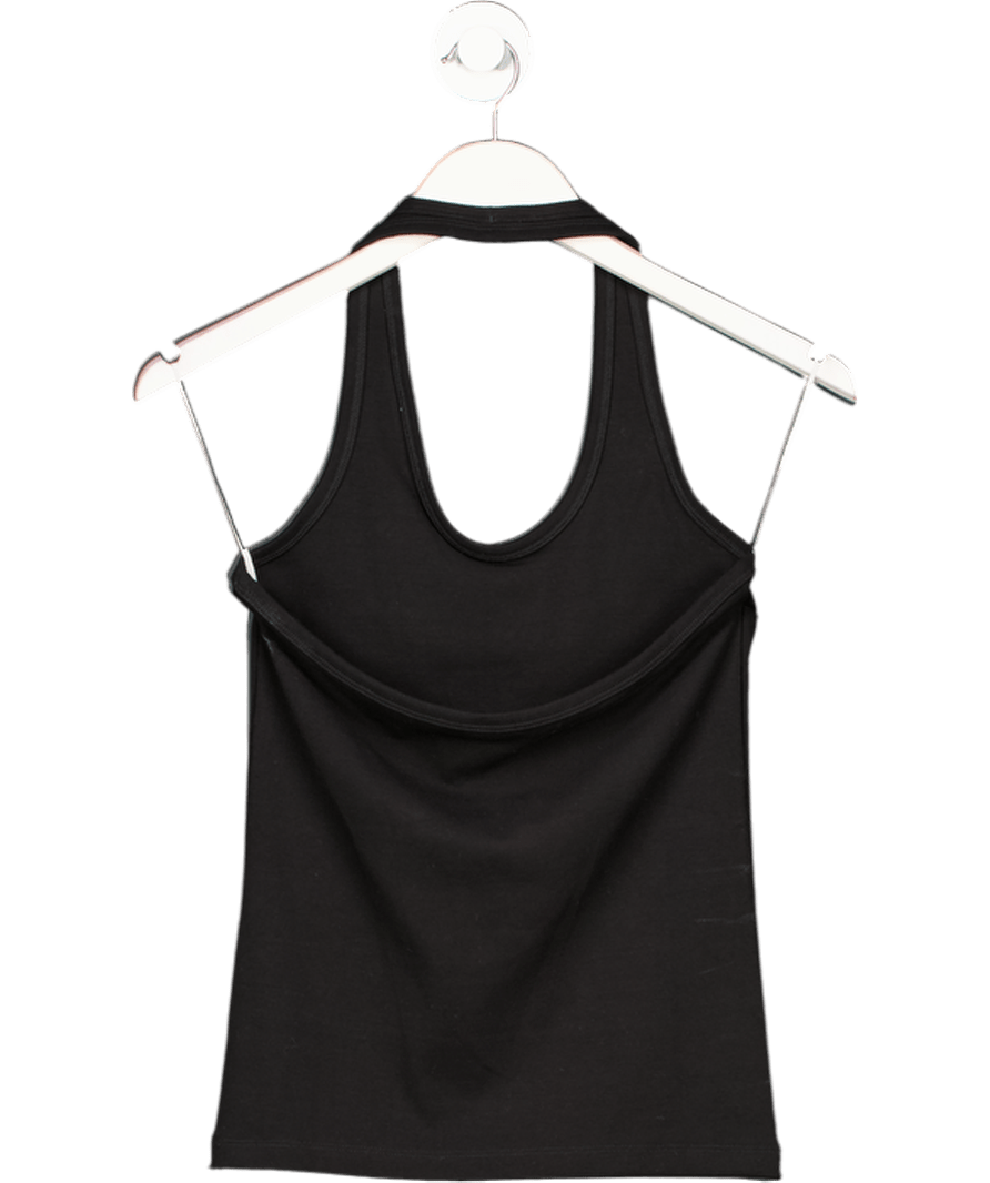 Arket Black Halterneck Top UK S - Reliked