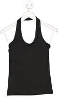 Arket Black Halterneck Top UK S - Reliked