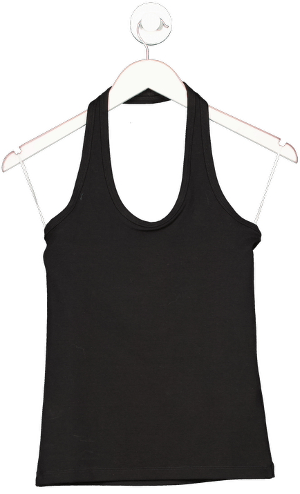 Arket Black Halterneck Top UK S - Reliked