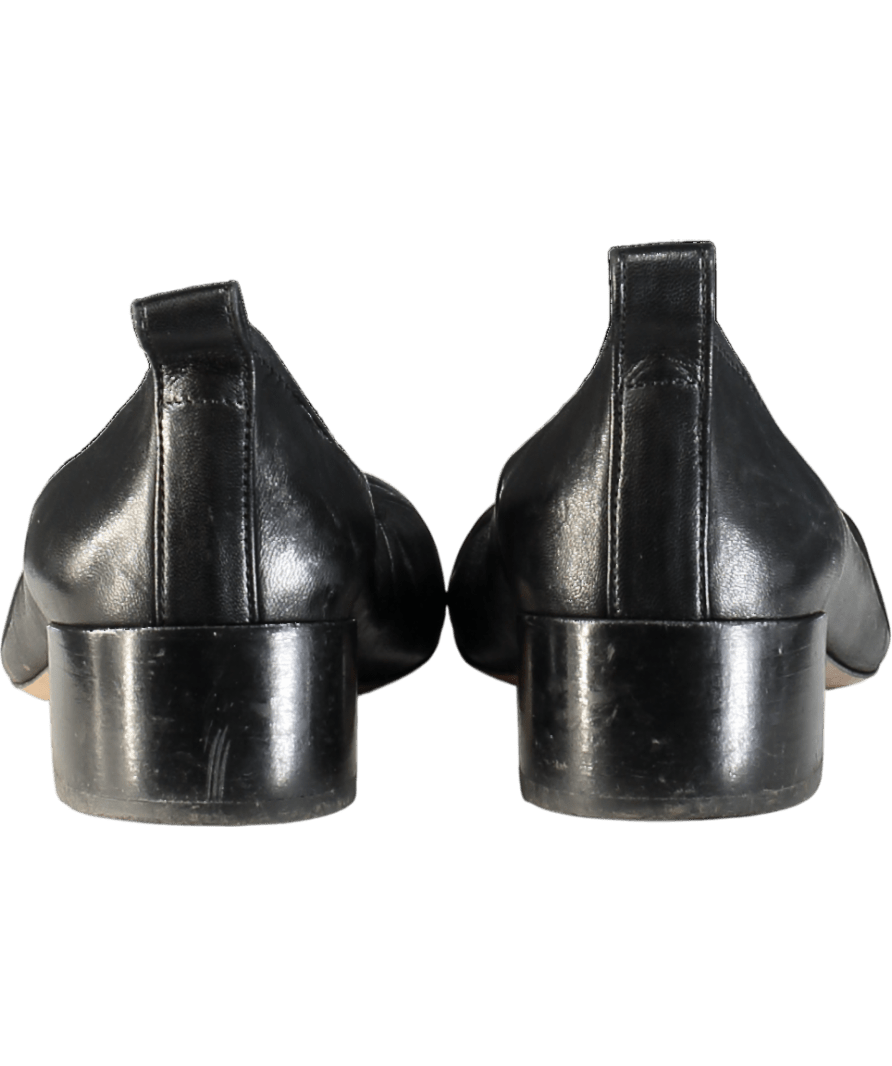 Arket Black Heeled Leather Ballerinas UK 5 EU 38 👠 - Reliked