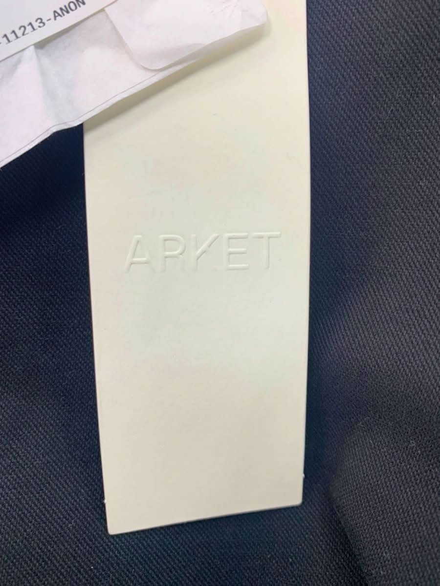 Arket Black Loose Fit Trousers W33 Regular - Reliked