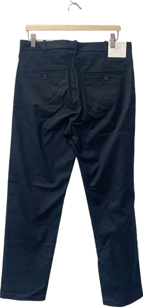 Arket Black Loose Fit Trousers W33 Regular - Reliked