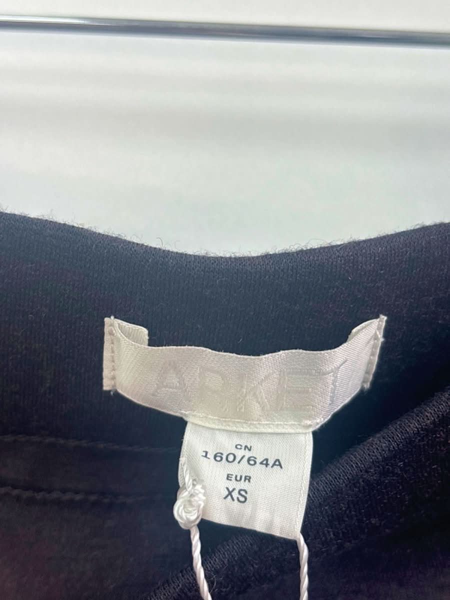 Arket Black Wide Leg Trousers XS - Reliked