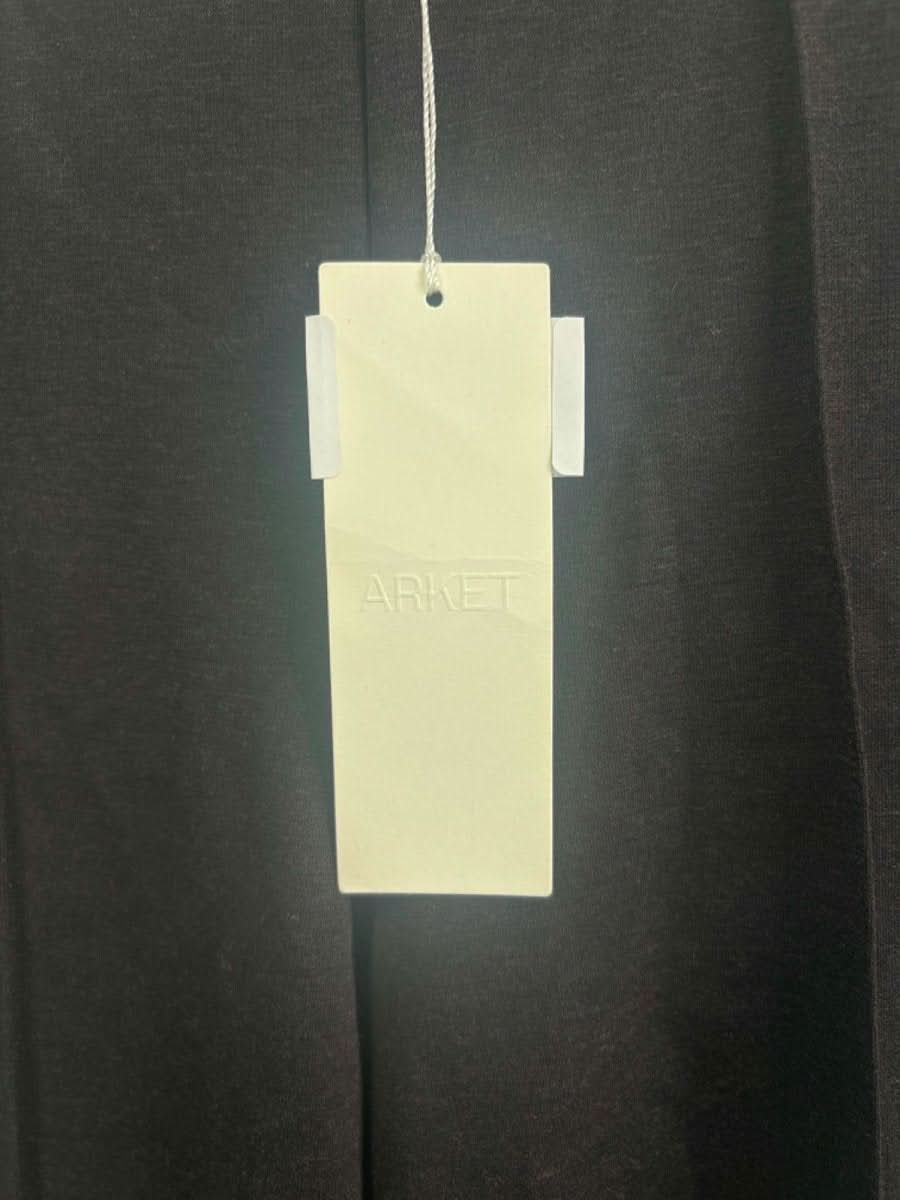 Arket Black Wide Leg Trousers XS - Reliked