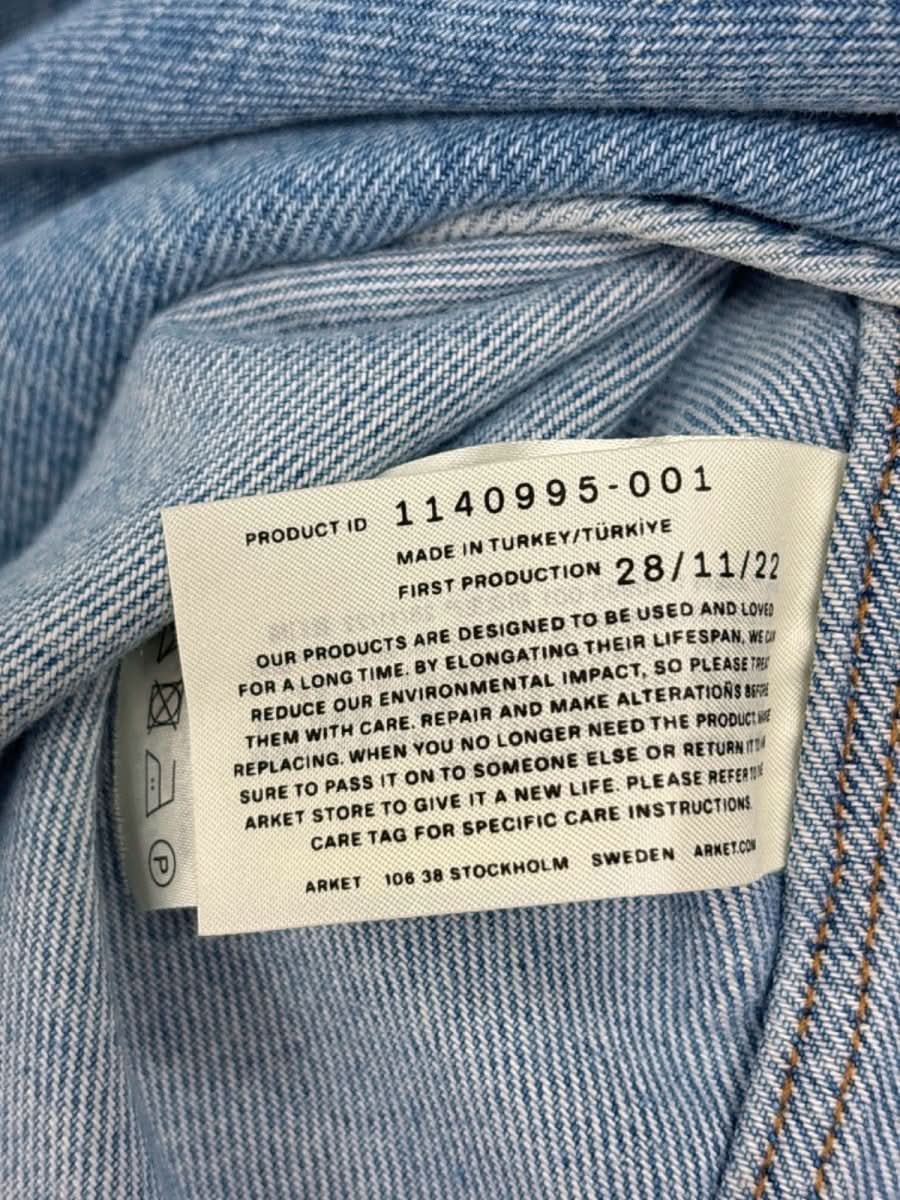 Arket Blue Denim Shirt Jacket EU 36 UK 8 - Reliked