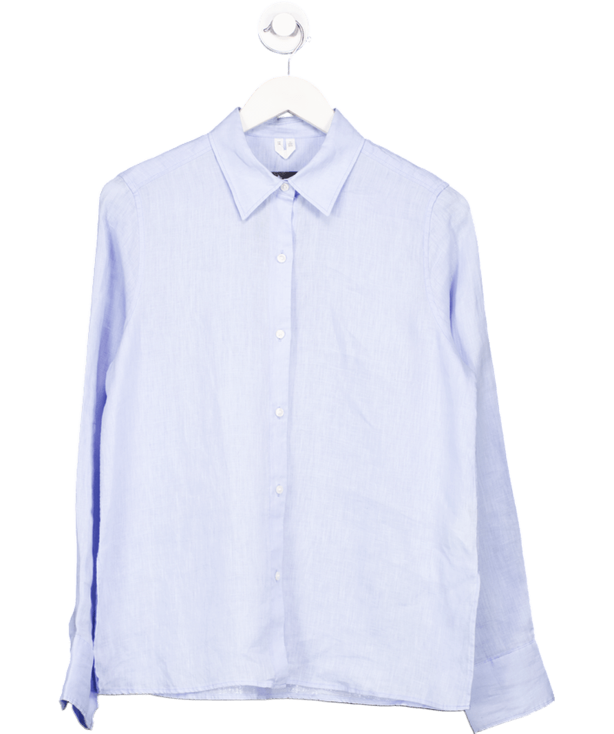 Arket Blue Linen Shirt UK 8 - Reliked