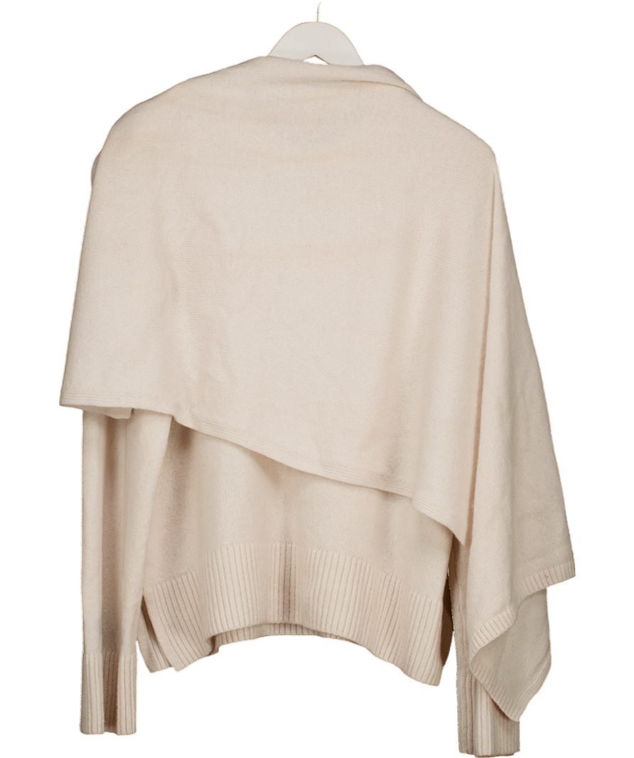 Arket Cream Wool Scarf Jumper UK S - Reliked