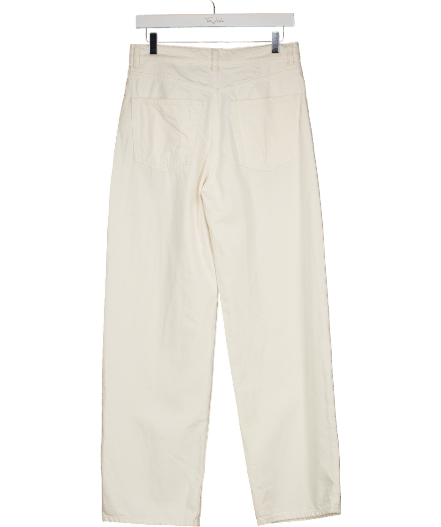 Arket Ecru Cream Heather Loose Fit Jeans W27 - Reliked