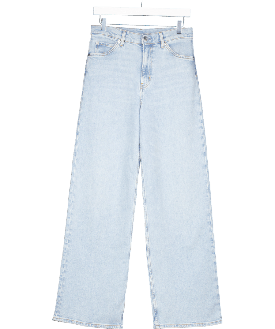 Arket Light Blue Lupine Stretch High Rise Flare Jean W28 - Reliked