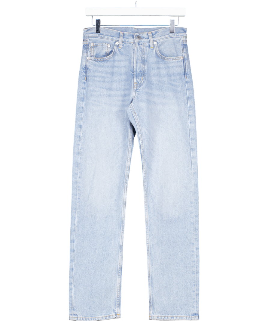 Arket Light Blue Snow Straight Leg Jeans W27 - Reliked