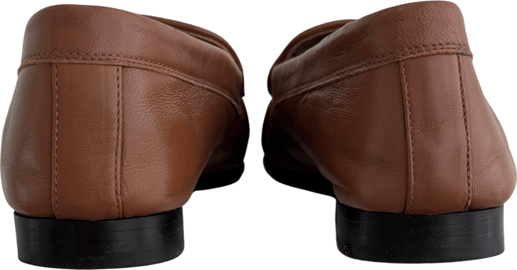 Arket Light Brown Leather Loafers UK 7 EU 40 👠 - Reliked