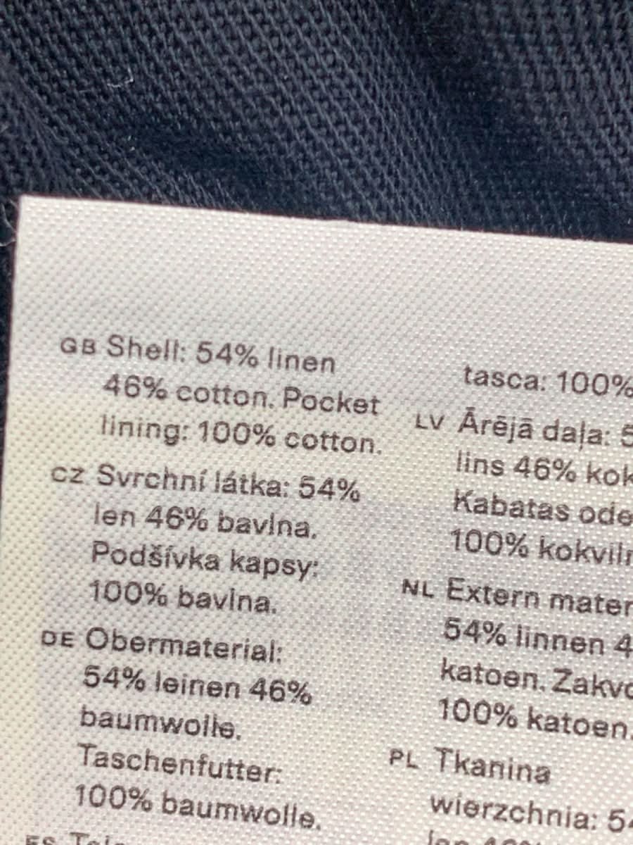 Arket Navy Blue Chino Trousers W33 - Reliked