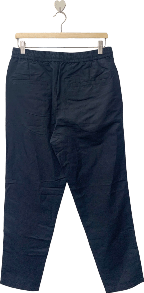 Arket Navy Blue Chino Trousers W33 - Reliked