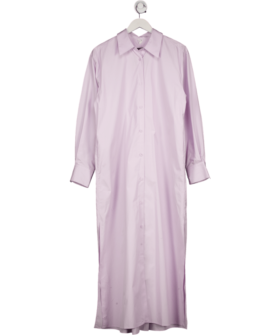 Arket Purple Oversized Shirt Dress UK 8 - Reliked