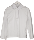 Arket White Collared Long Sleeve Top UK XS - Reliked