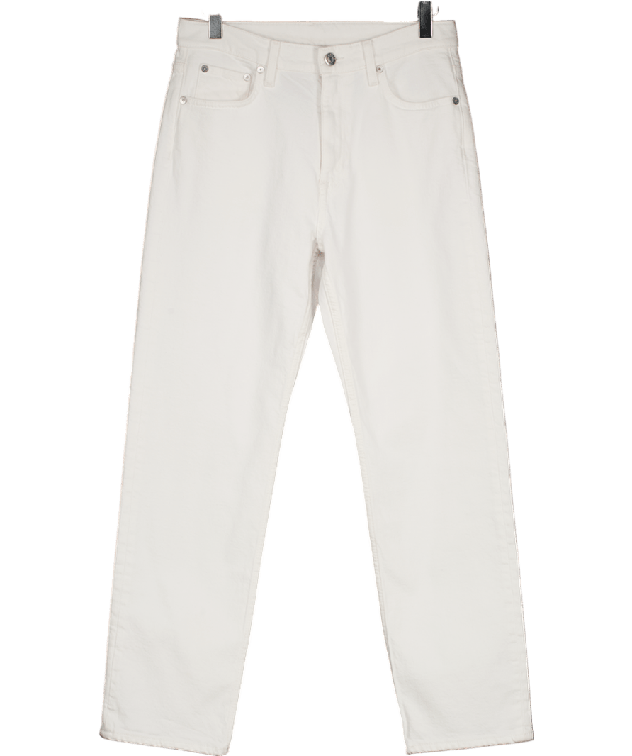 Arket White Jade Cropped Slim Jeans W28 - Reliked