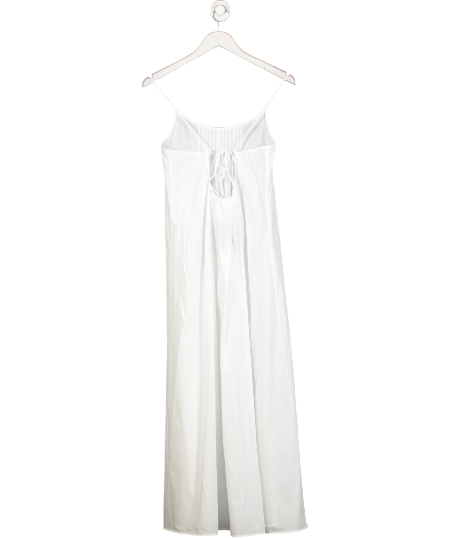 Arket White Tie - back Dress UK S - Reliked