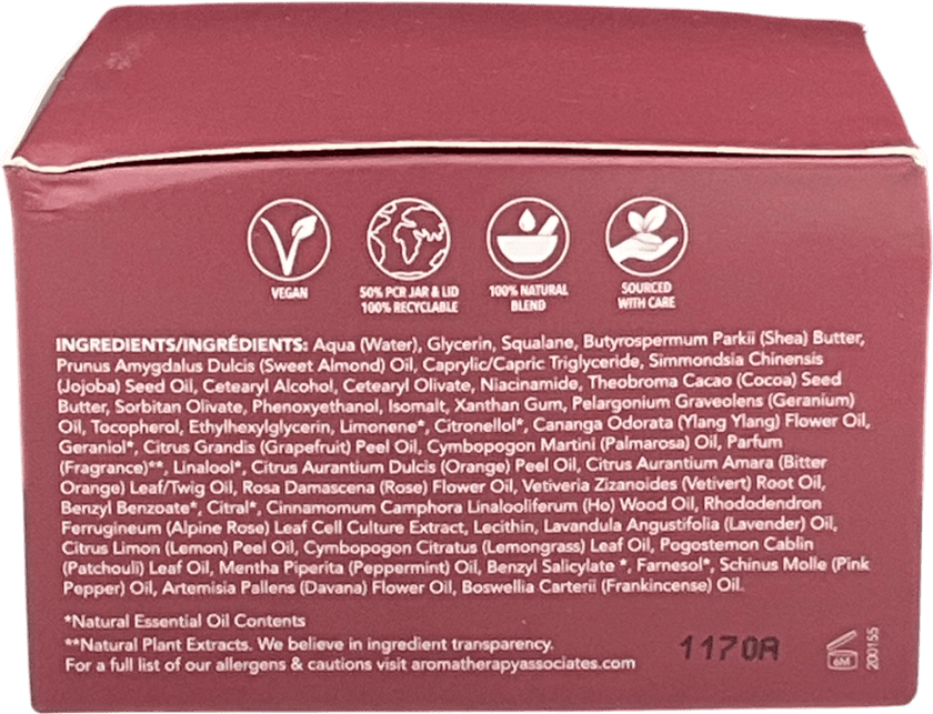 Aromatherapy Associates Rose Indulgent Body Cream 200ml - Reliked