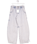 ARRANGE Purple Margot Carpenter Barrel Leg Jean In Lilac Acid Wash UK 10 - Reliked