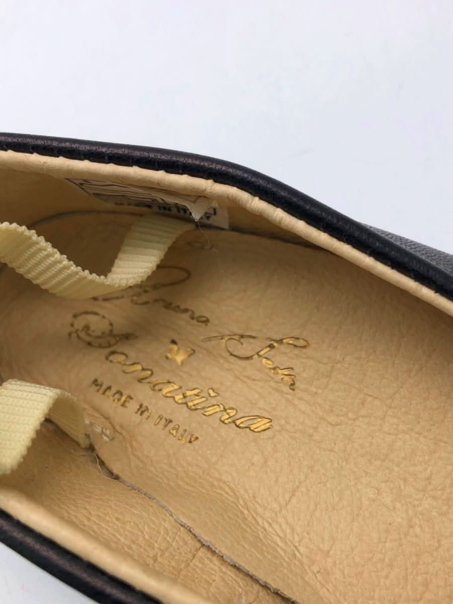 Aruna Seth Girls Black Sonatina Leather Ballet Flats Size UK 4 - Reliked