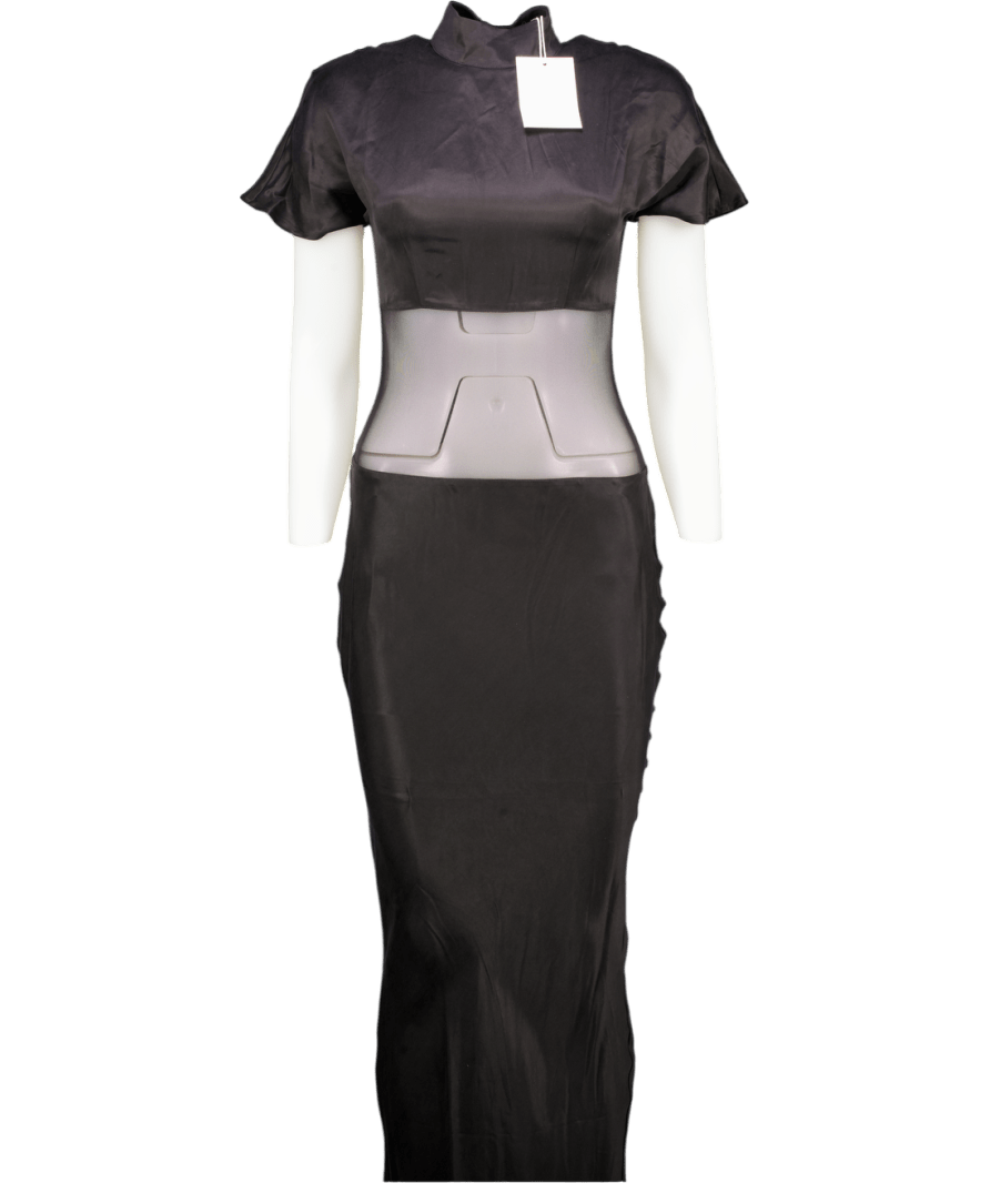 Asandra Studios Black The Silva Dress UK 6 - Reliked