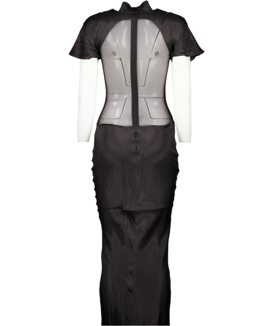 Asandra Studios Black The Silva Dress UK 6 - Reliked