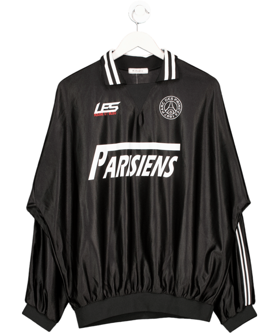 Asclo 90s Product Black Track T-shirt UK L - Reliked