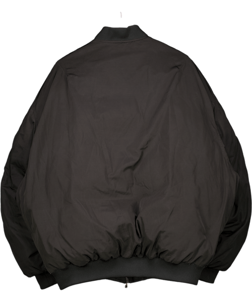 Asclo Black Bomber Jacket UK XL - Reliked