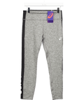 asics Grey Marl / Black Logo 7/8 Tight UK S - Reliked