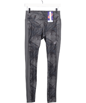 asics Grey Sport Gpx Tight Running Leggings UK S