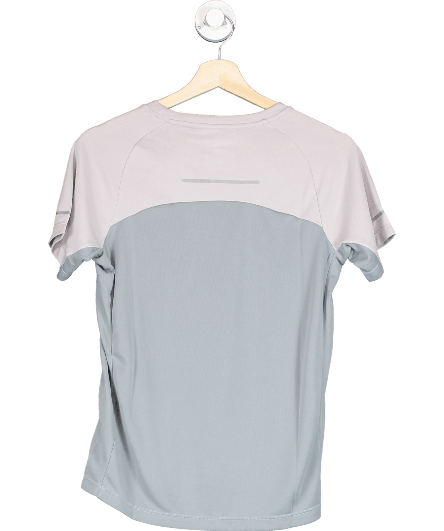 asics Lite Show light grey haze Running Top UK S - Reliked