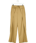 ASOS Beige Tailored Wide Leg Trousers UK 8 - Reliked