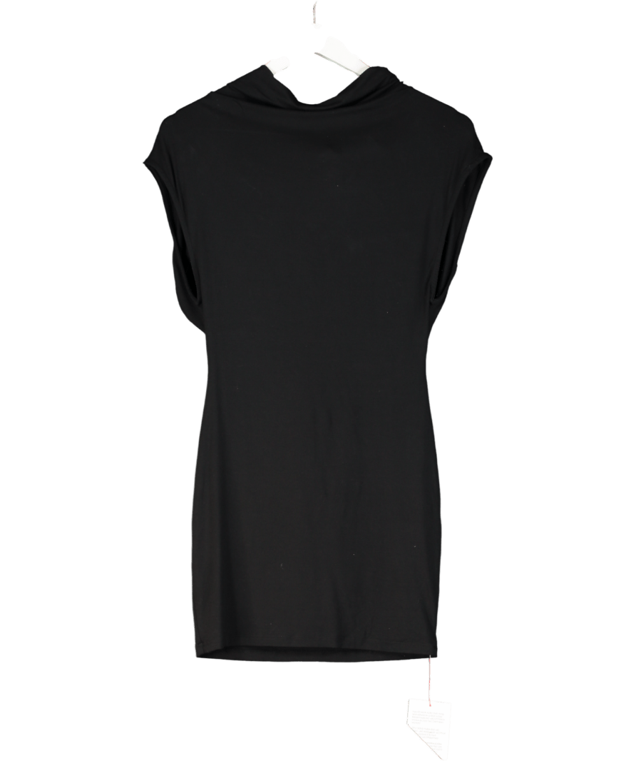 ASOS Black Sleeveless High Neck Backless Mini Dress UK S - Reliked