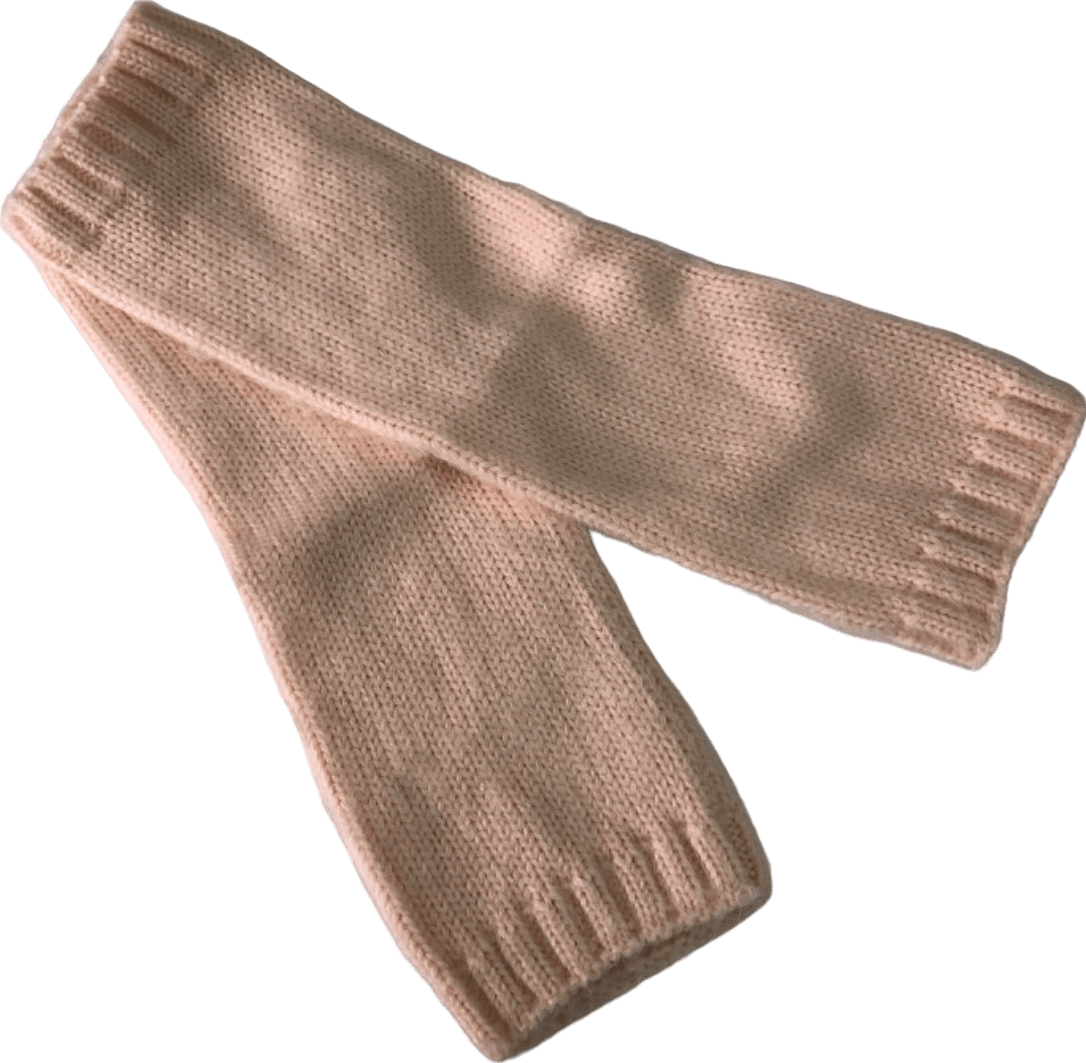 ASOS Cream Fluffy Legwarmer One Size - Reliked