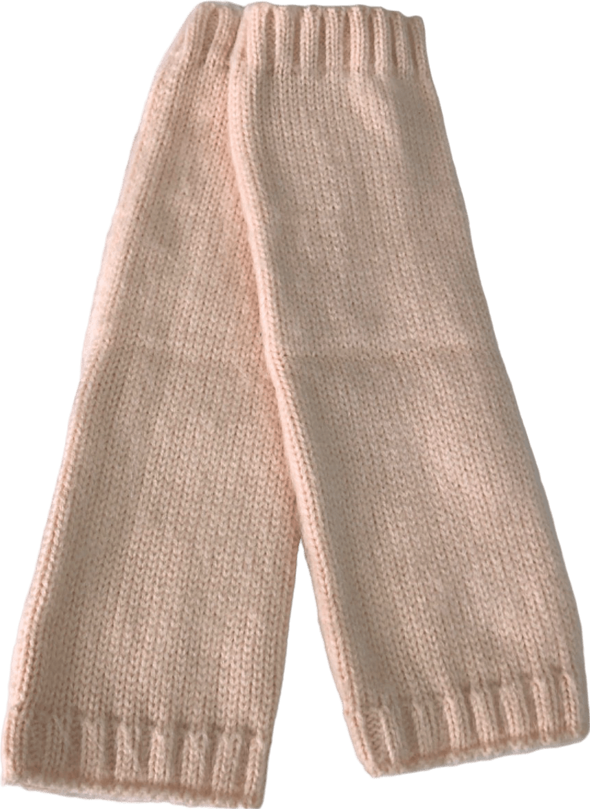 ASOS Cream Fluffy Legwarmer One Size - Reliked