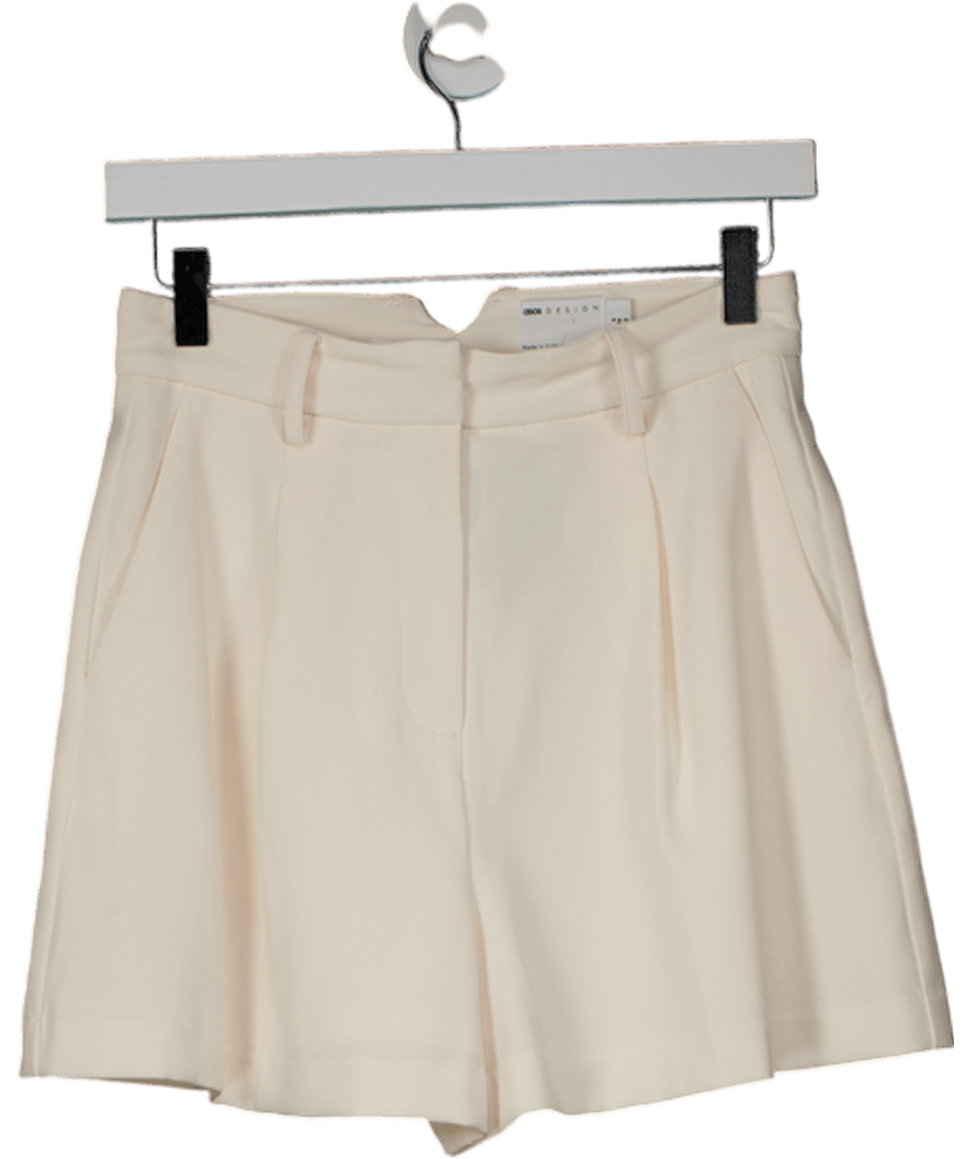 ASOS Cream Structured Tailored Short UK 6 - Reliked