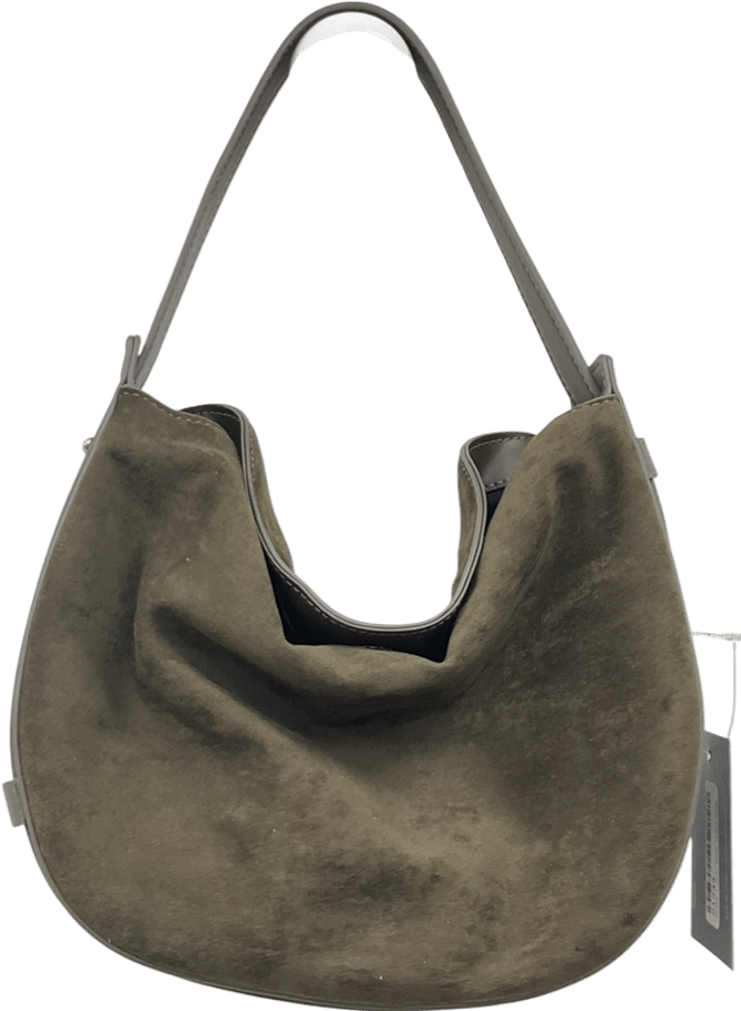 ASOS Green Faux Fur Scoop Handbag - Reliked