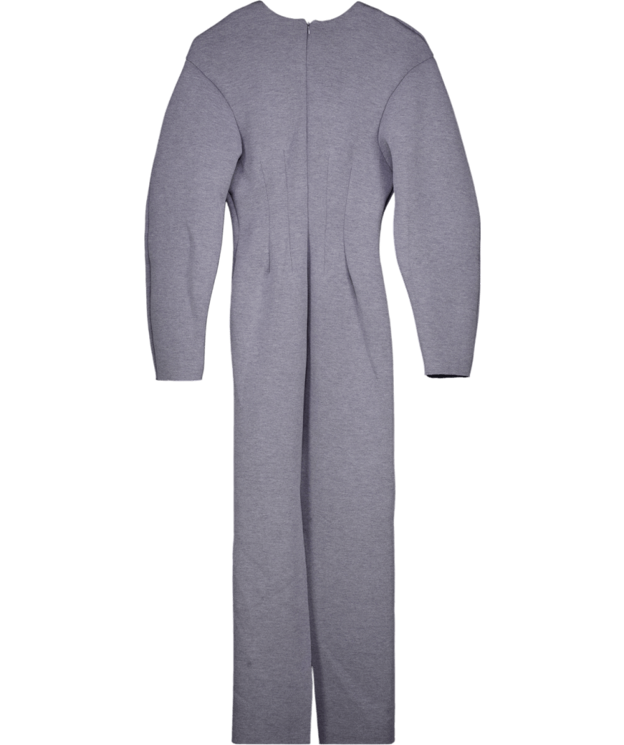 ASOS Grey Scoop Neck Maxi Dress UK S - Reliked