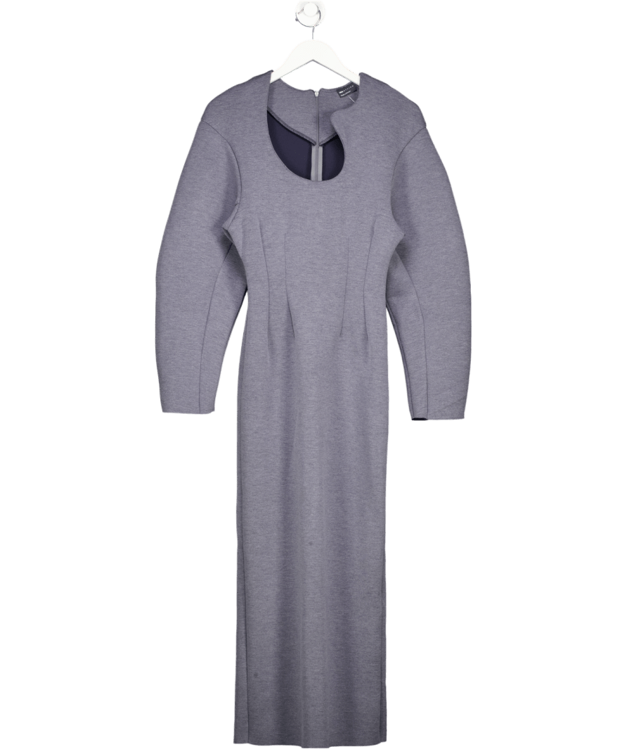 ASOS Grey Scoop Neck Maxi Dress UK S - Reliked