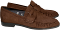ASOS Mayfair Premium Ruched Loafers In Brown Suede UK 5 EU 38 👠 - Reliked
